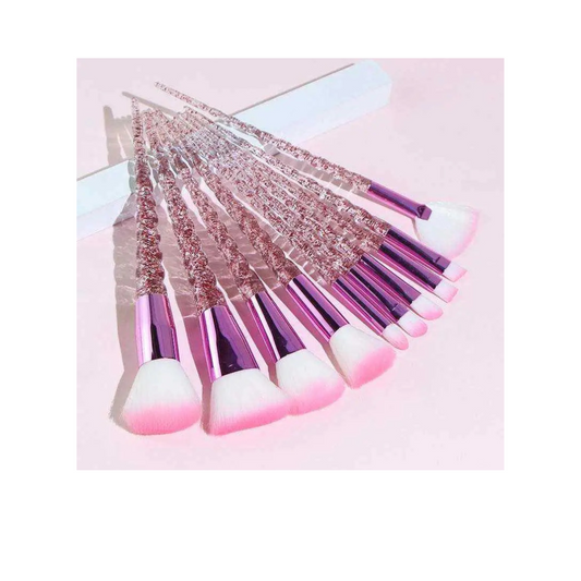 10pc Makeup Brush Set