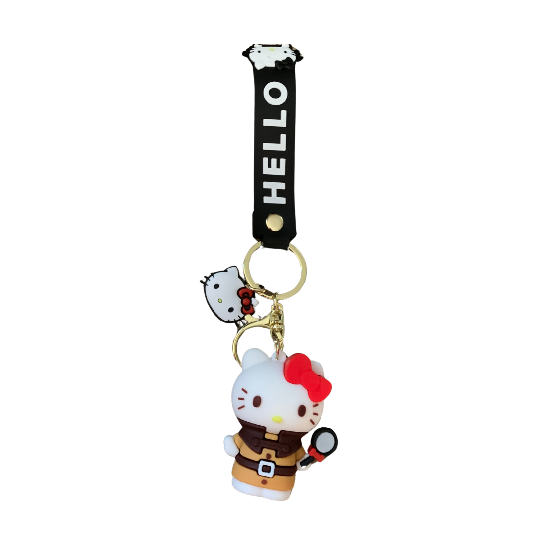 Hello Kitty Charm Keychain