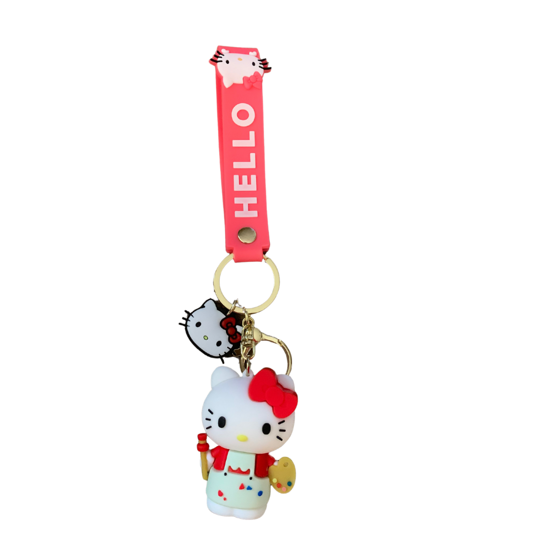 Hello Kitty Charm Keychain