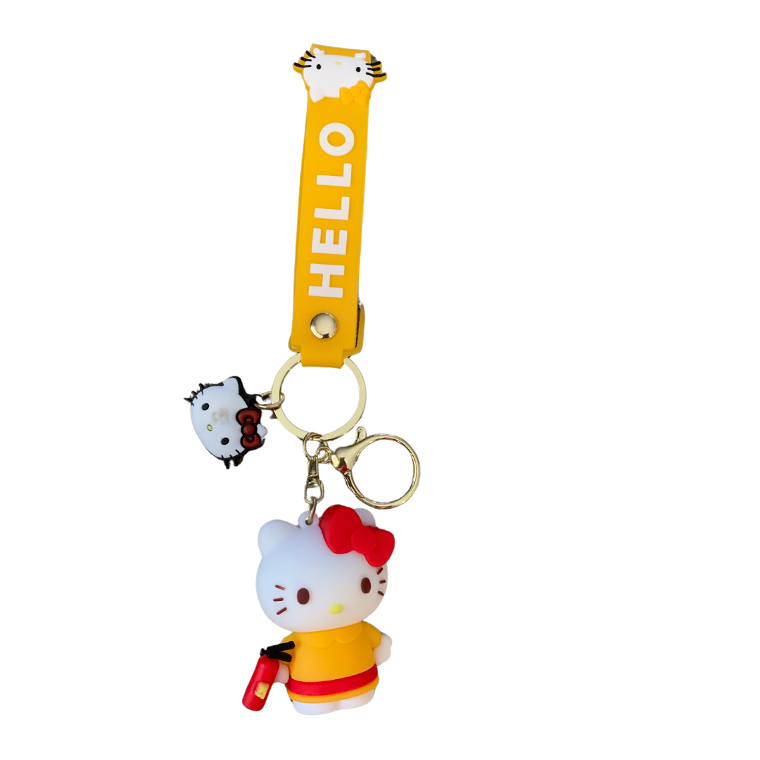 Hello Kitty Charm Keychain