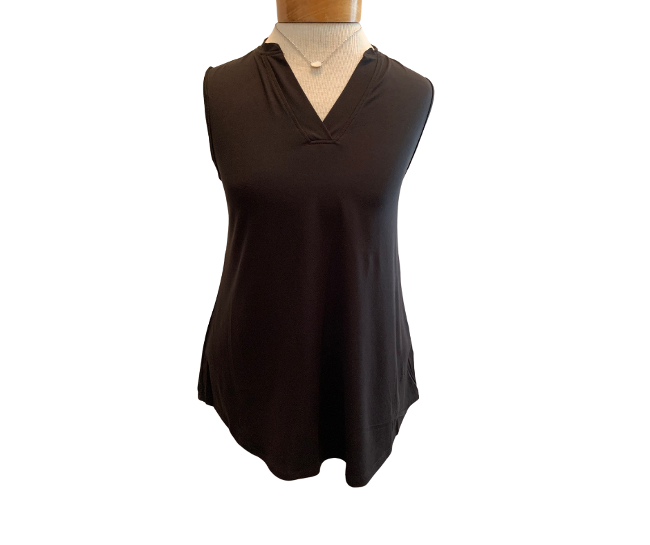 Black Sleeveless Top