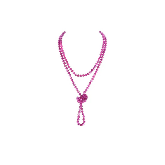 Longline Hand Knotted Necklace